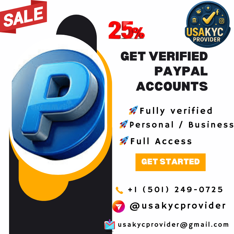 Get Verified PayPal Accounts